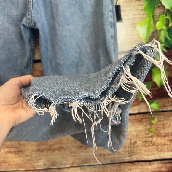 Levi's Premium Crossover Straight Leg Jeans Womens 26/2 27/4 Raw Edge Hem - Picture 4 of 8